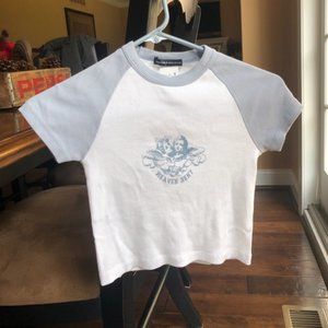 Brandy Melville Heaven Sent Top In Light Blue/Purp